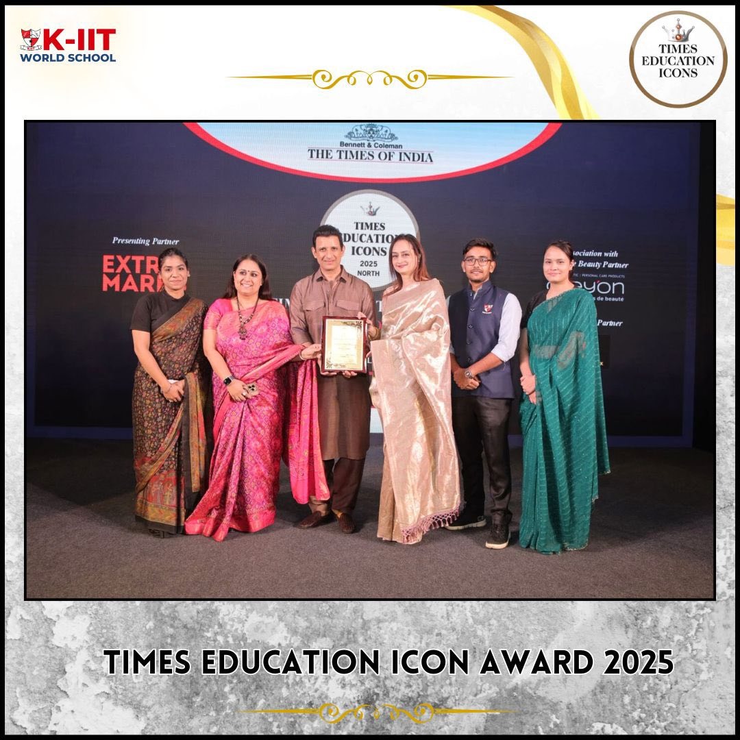 K-IIT World School is delighted to be recognised with the Times Education Icon Award 2025